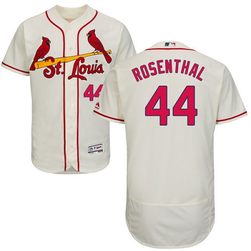 Cardinals #44 Trevor Rosenthal Cream Flexbase Authentic Collection Stitched MLB Jersey